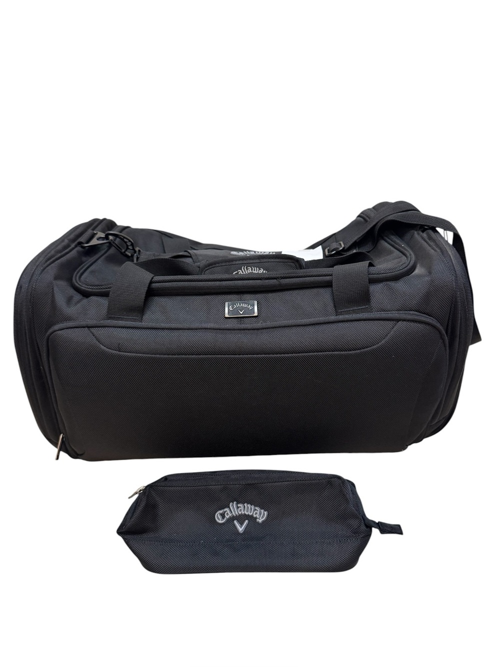 Callaway Black Logo Medium Travel Golf Duffel Carry Bag NWOT